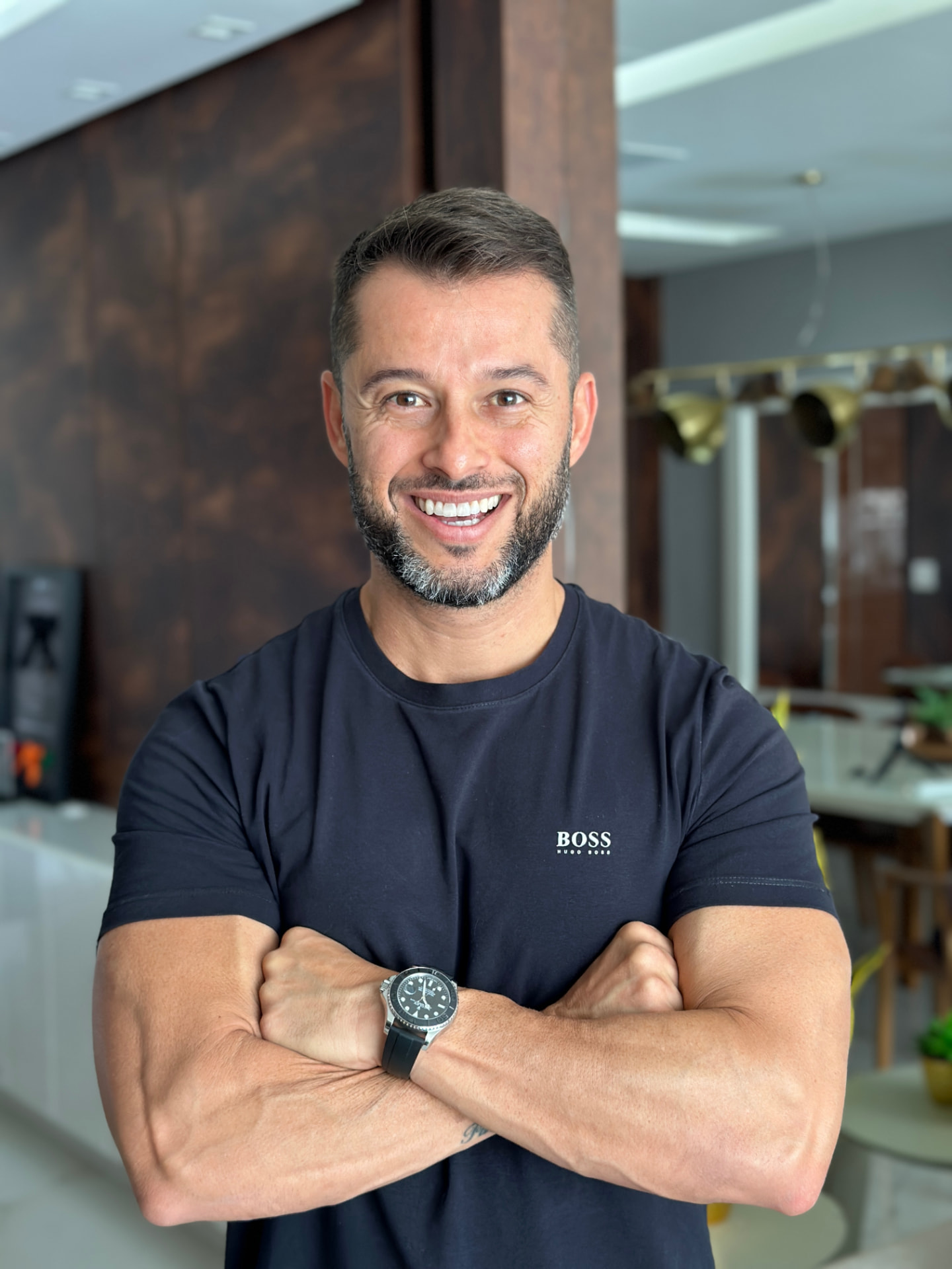 Retrato de Gustavo Mattos, Personal Trainer e condutor da imersão